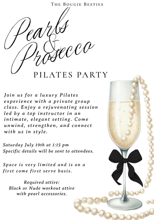Pearls & Prosecco Pilates Party